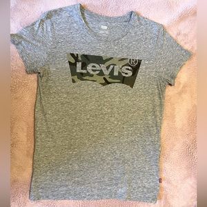 Levi's Perfect Tee Shirt with Camo Logo